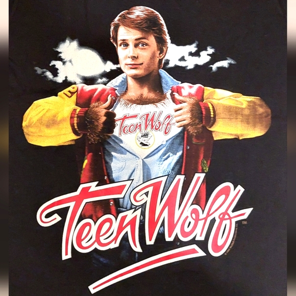 Teen Wolf Scott Howard Women's Junior Black Short Sleeved Tee NWT Size M - Picture 2 of 6